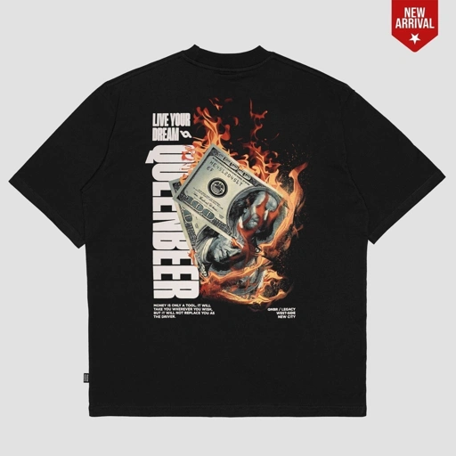 Image of Queenbeer - T-shirt Frankllin Black