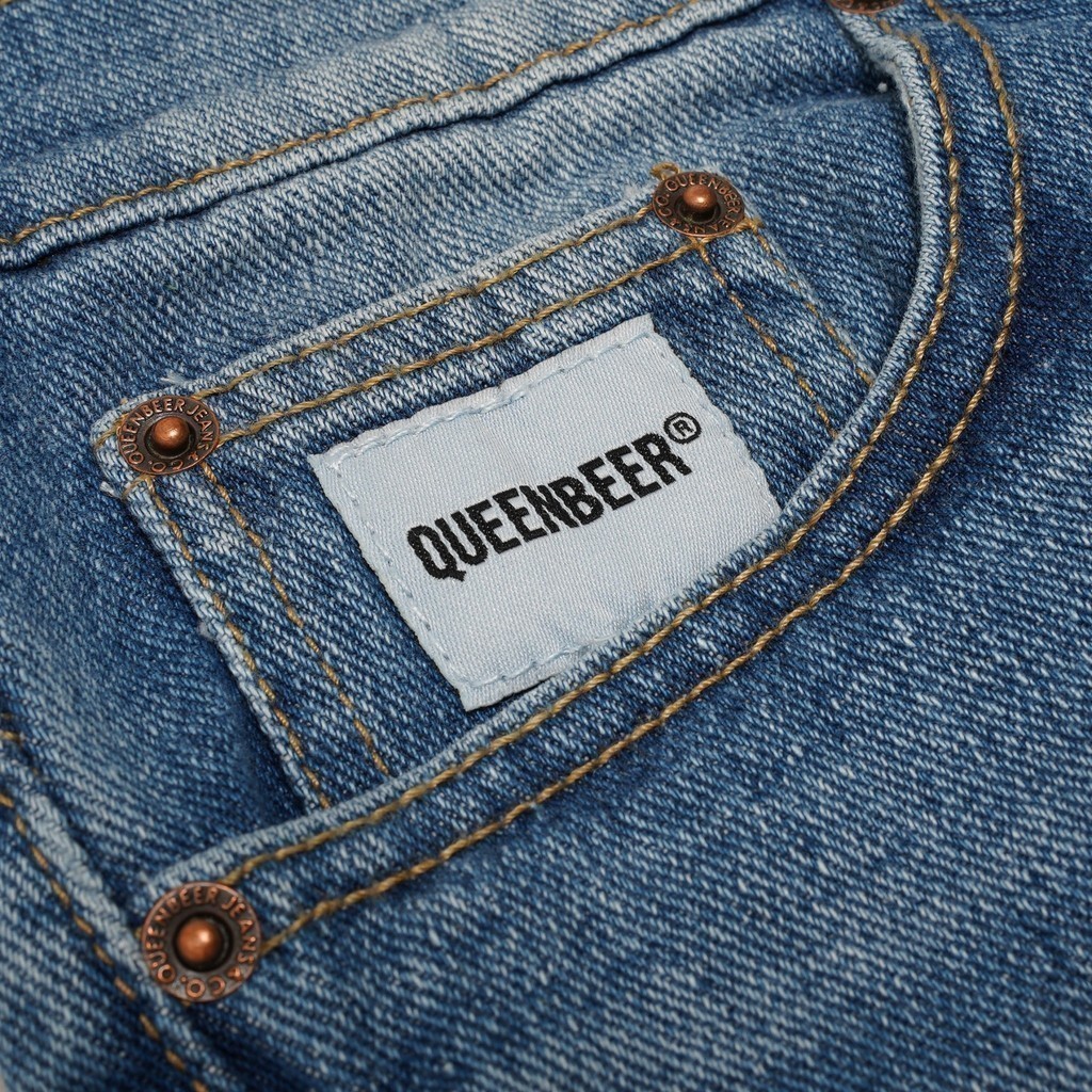 Queenbeer - Denim Pants Sakuya Blue Washed