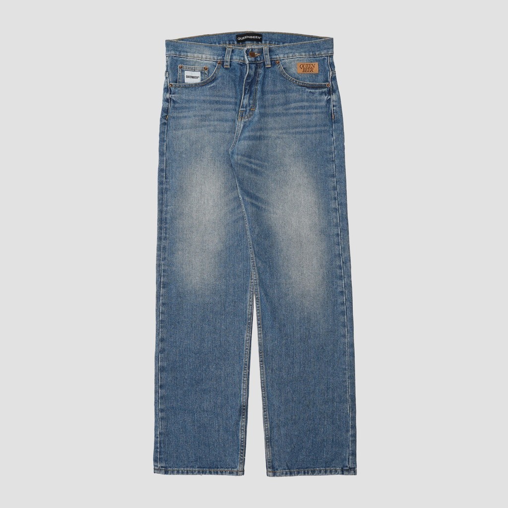 Queenbeer - Denim Pants Sakuya Blue Washed