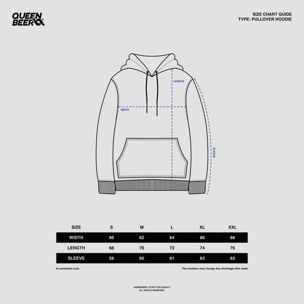 Queenbeer - Heavyweight Pullover Hoodie Chessy
