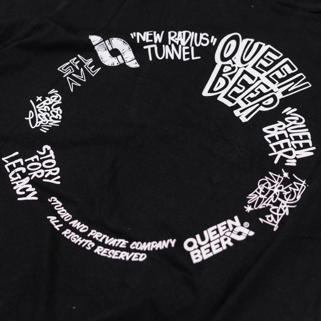 Queenbeer - T-shirt Terenzio Black