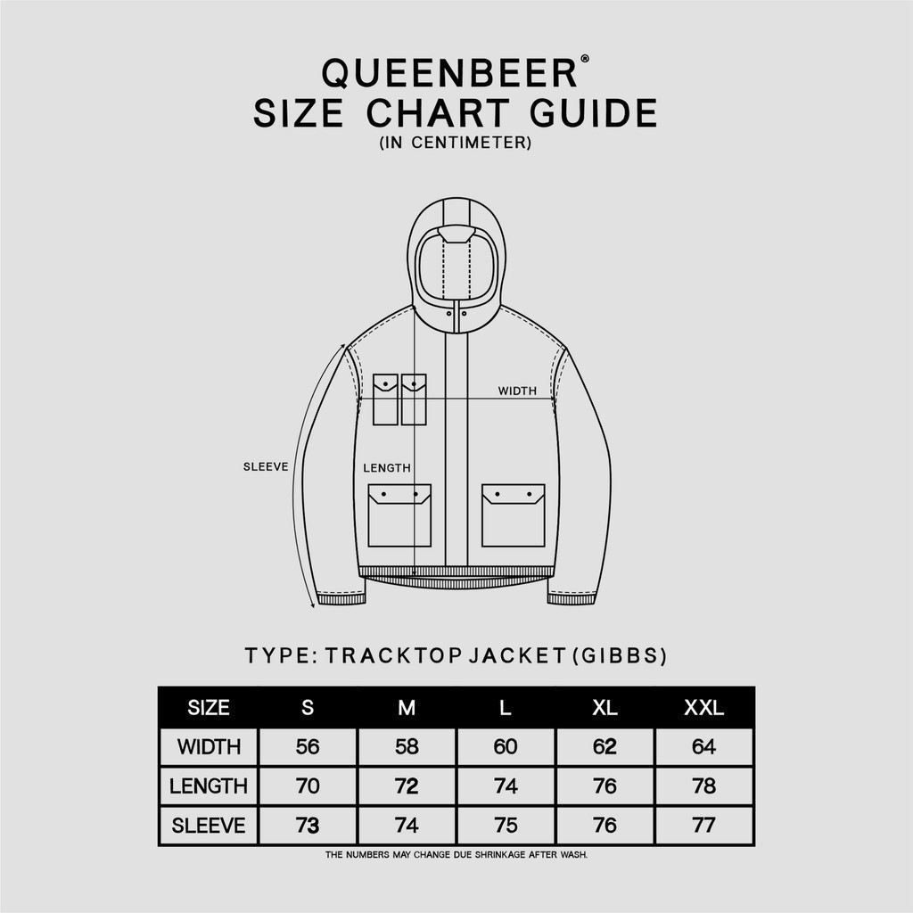 Queenbeer - Tracktop Jacket Gibbs Black
