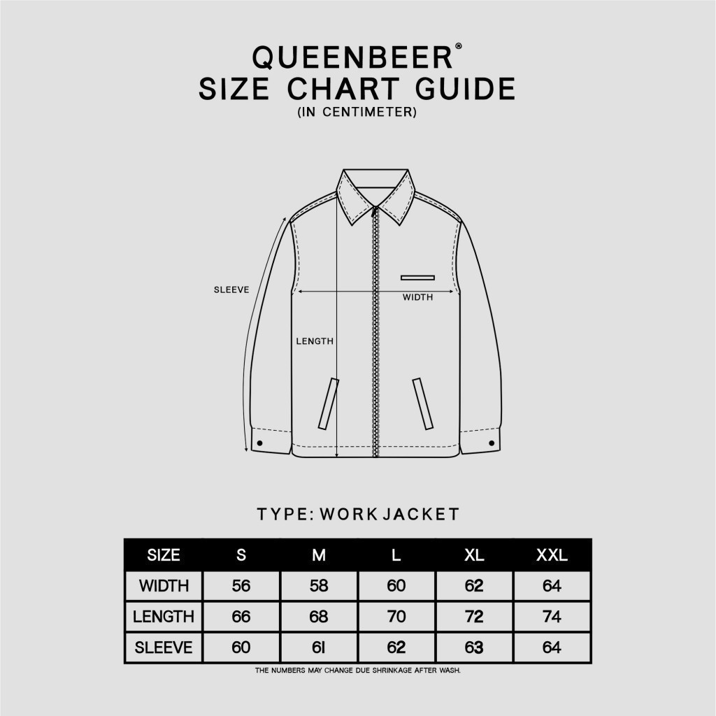 Queenbeer - Work Jacket Woorkie Black