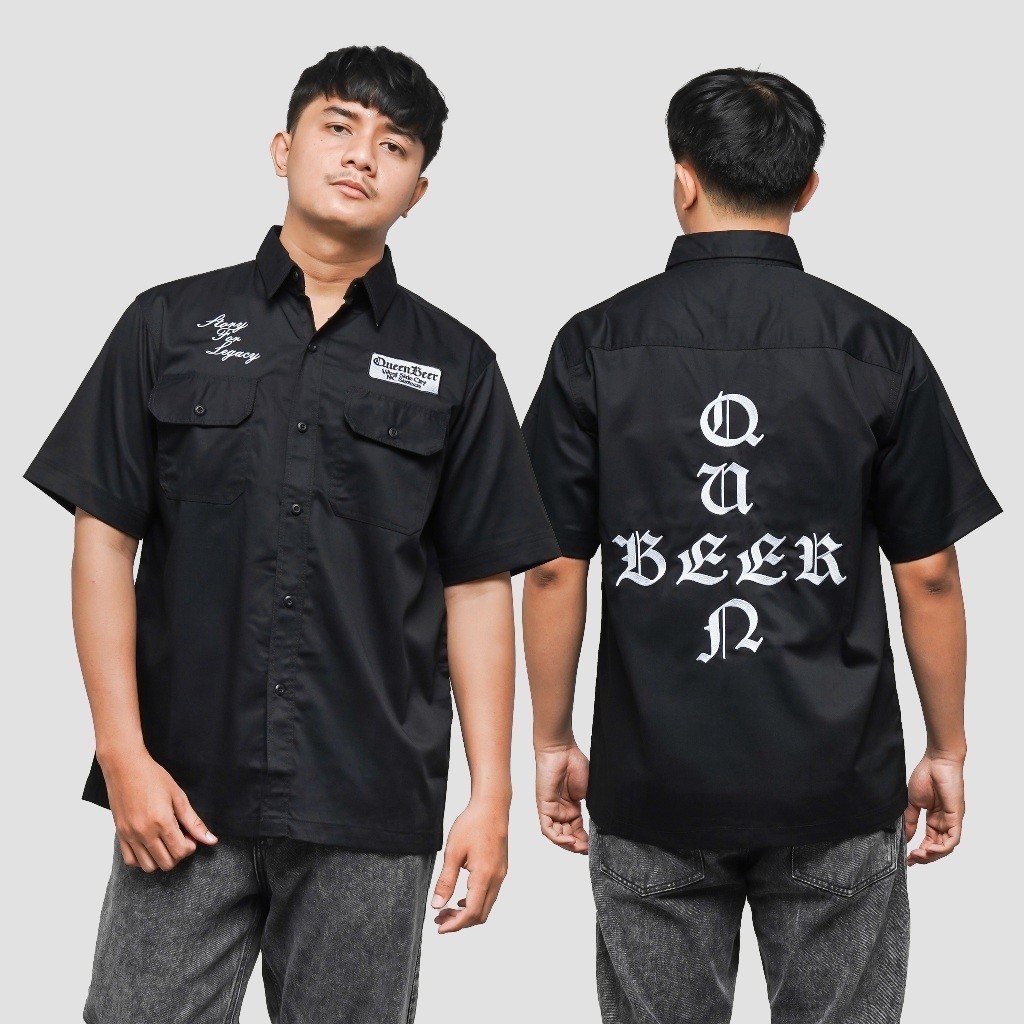 Queenbeer - Work Shirt Nedjer Black
