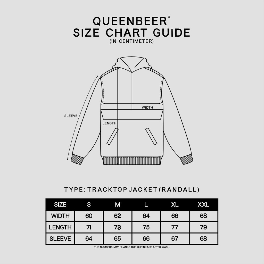 Queenbeer - Cagoule / Tracktop Jacket Randall Black