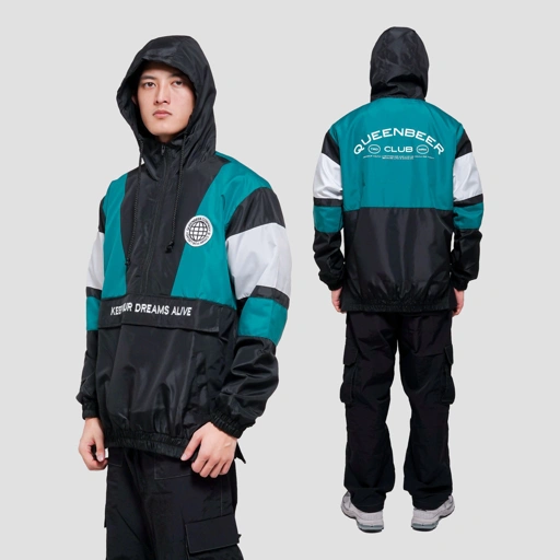 Image of Queenbeer - Cagoule / Tracktop Jacket Randall Black