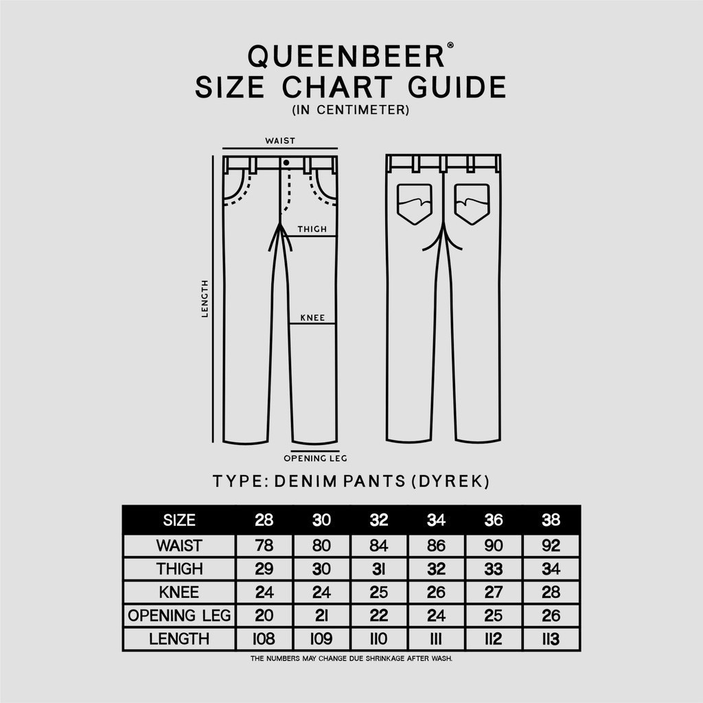 Queenbeer - Denim Pants Dyrek Washed