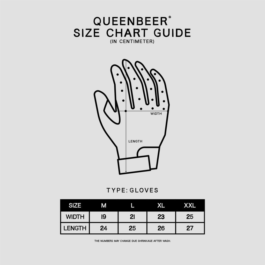 Queenbeer - Gloves / Sarung Tangan Motor Madden Maroon