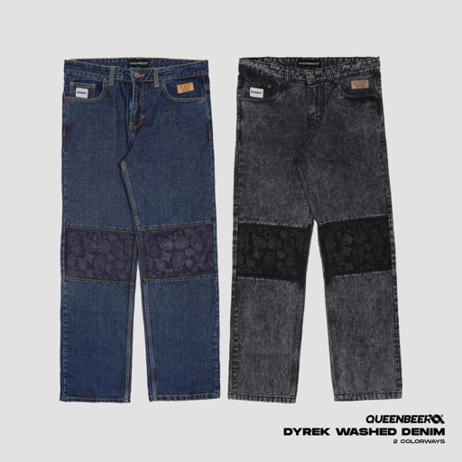 Image of Queenbeer - Denim Pants Dyrek Washed