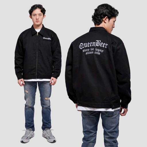 Image of Queenbeer - Work Jacket Woorkie Black