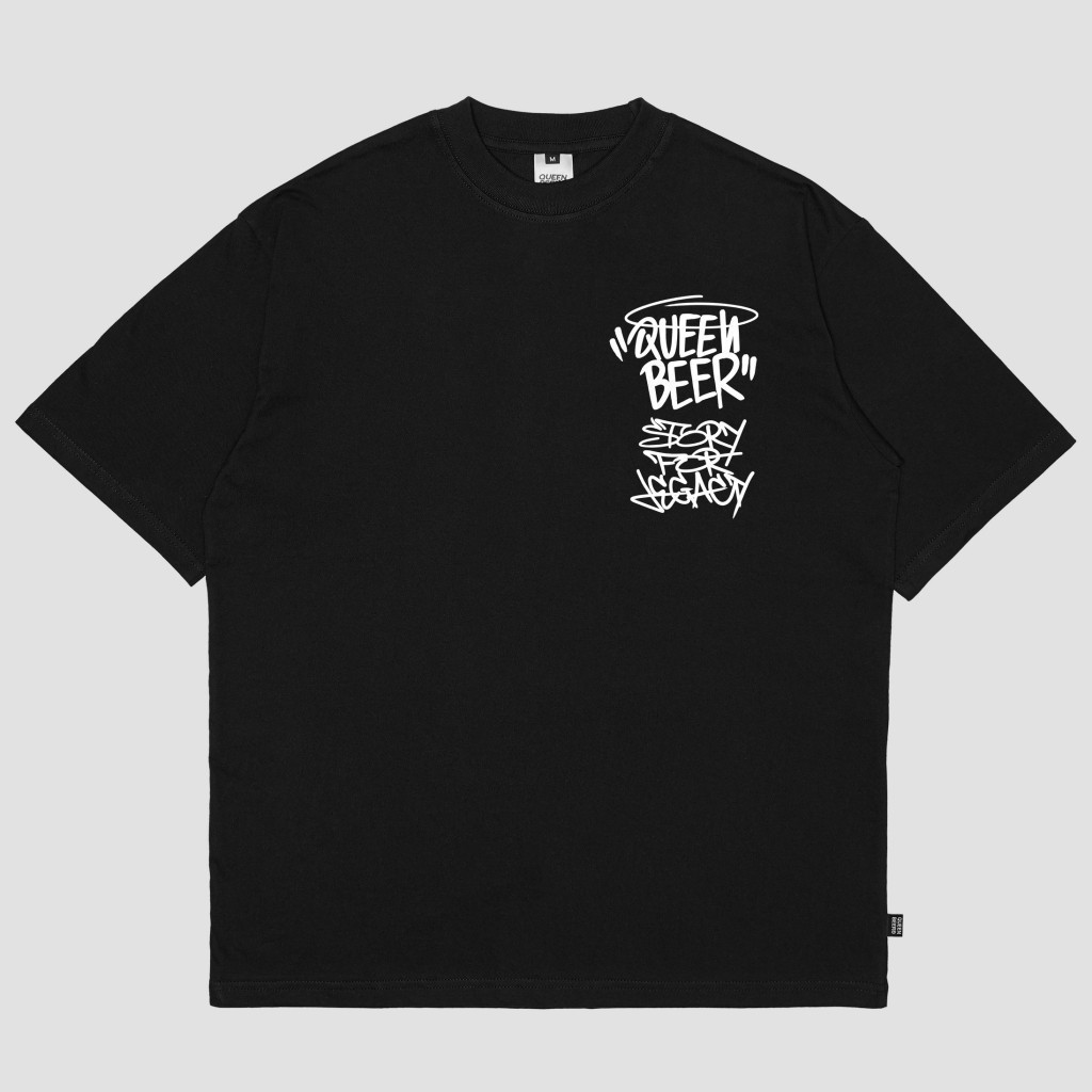 Queenbeer - T-shirt Terenzio Black