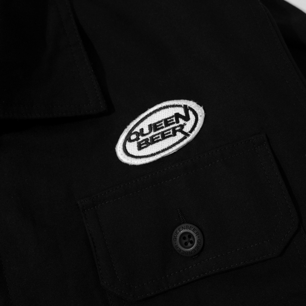 Queenbeer - Canvas Reversible Jacket Dariel Black