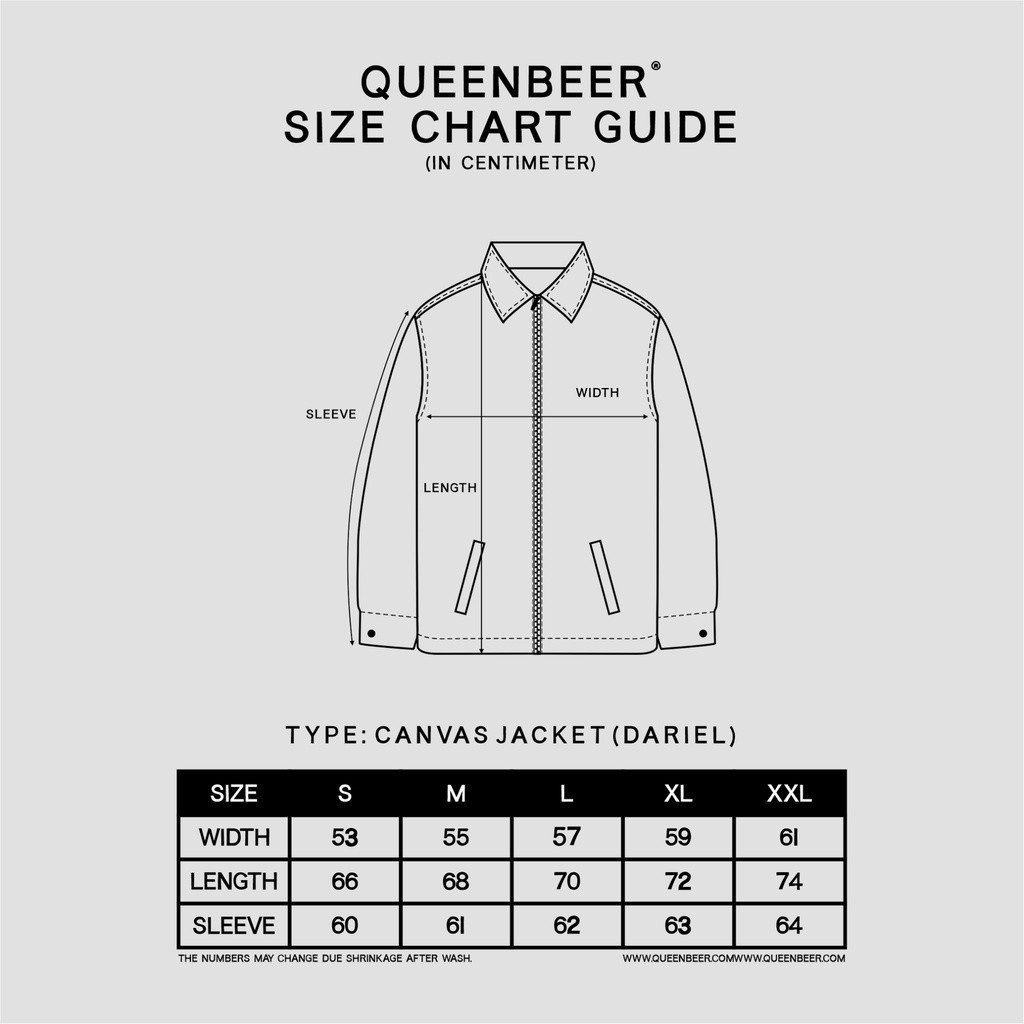 Queenbeer - Canvas Reversible Jacket Dariel Black