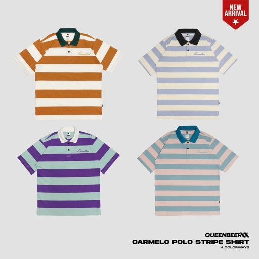 Image of Queenbeer - Polo Stripe Shirt Carmelo