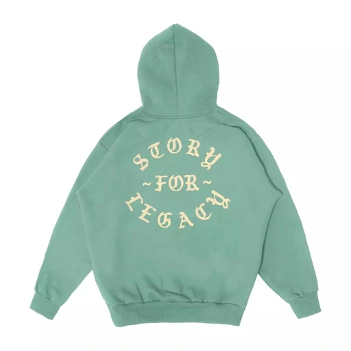Image of Queenbeer - Heavyweight Pullover Hoodie Chessy Sage