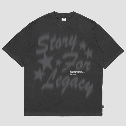 Image of Queenbeer - T-shirt Percy Dark Grey