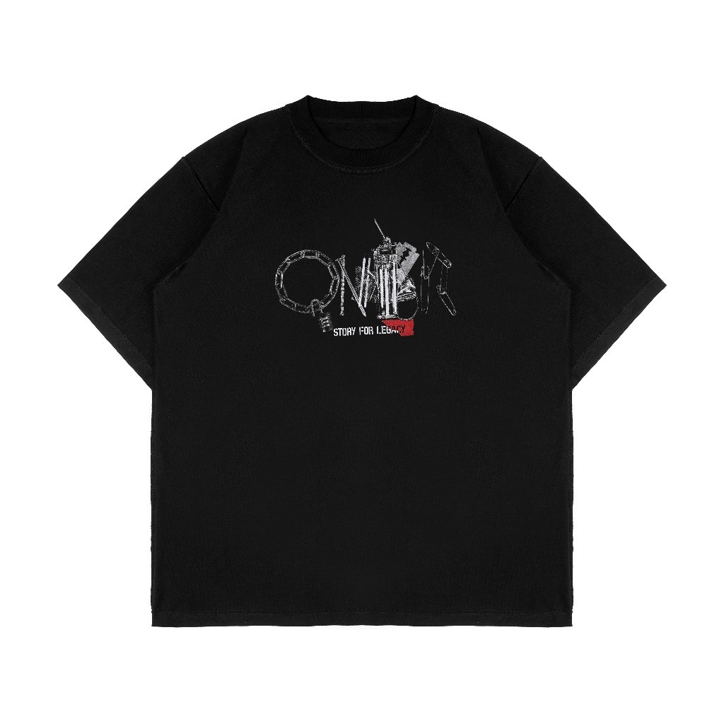 Queenbeer - Reversible T-shirt Raskal Black