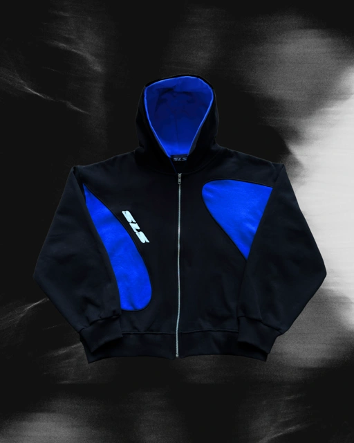 Sonata Zip Hoodie Royal Blue