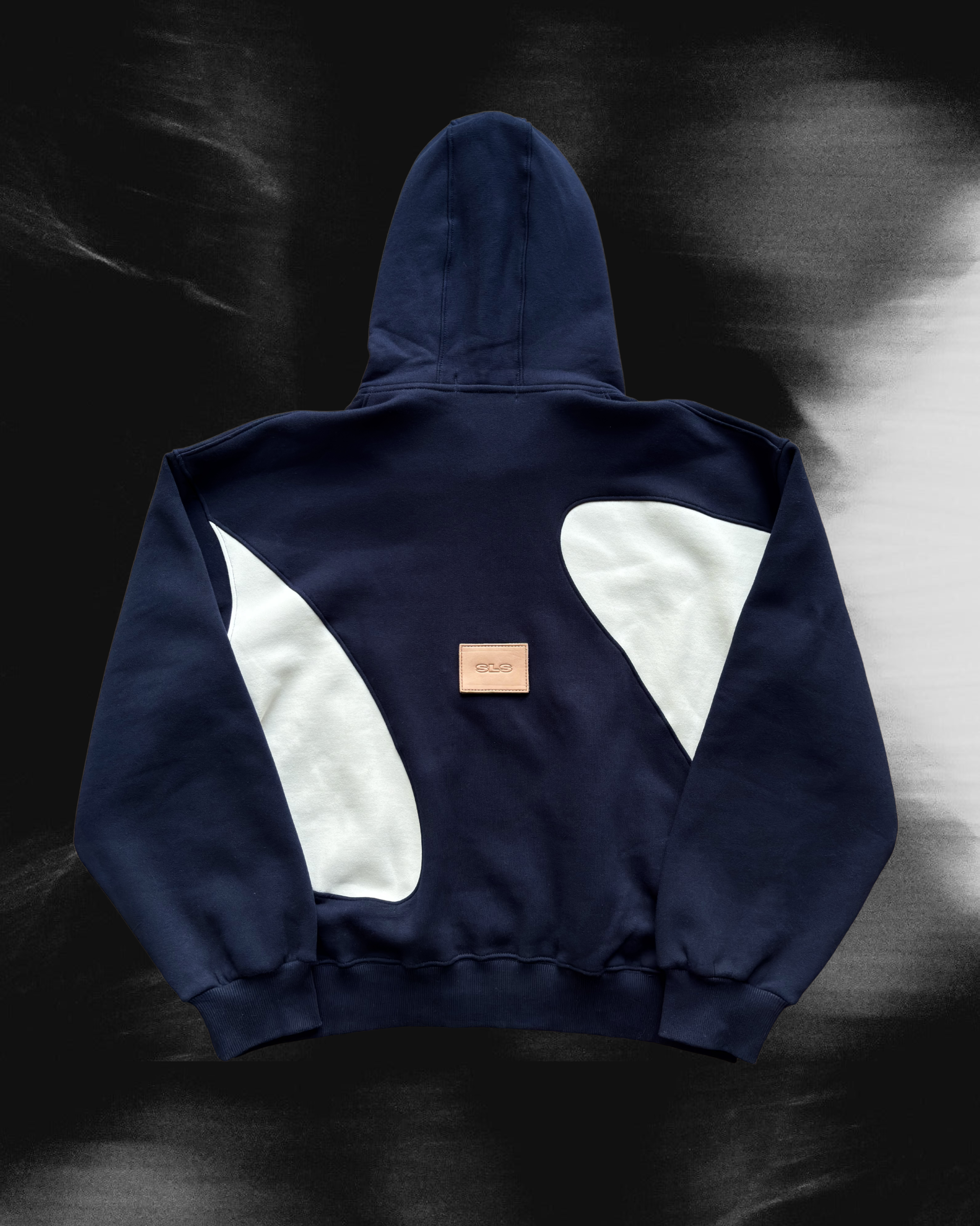 Sonata Hoodie Navy & Off White