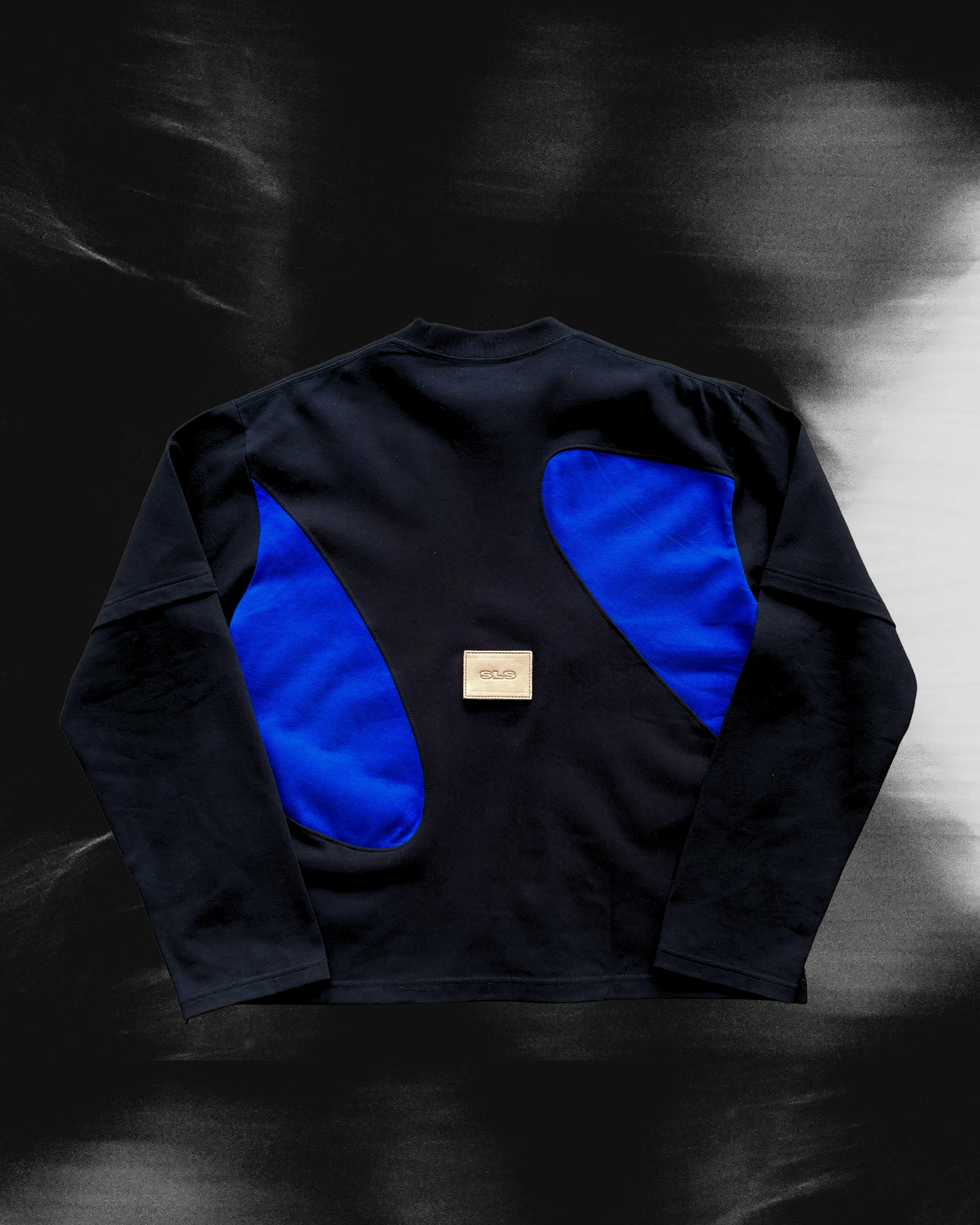 Sonata Double Layer Tee Black & Blue