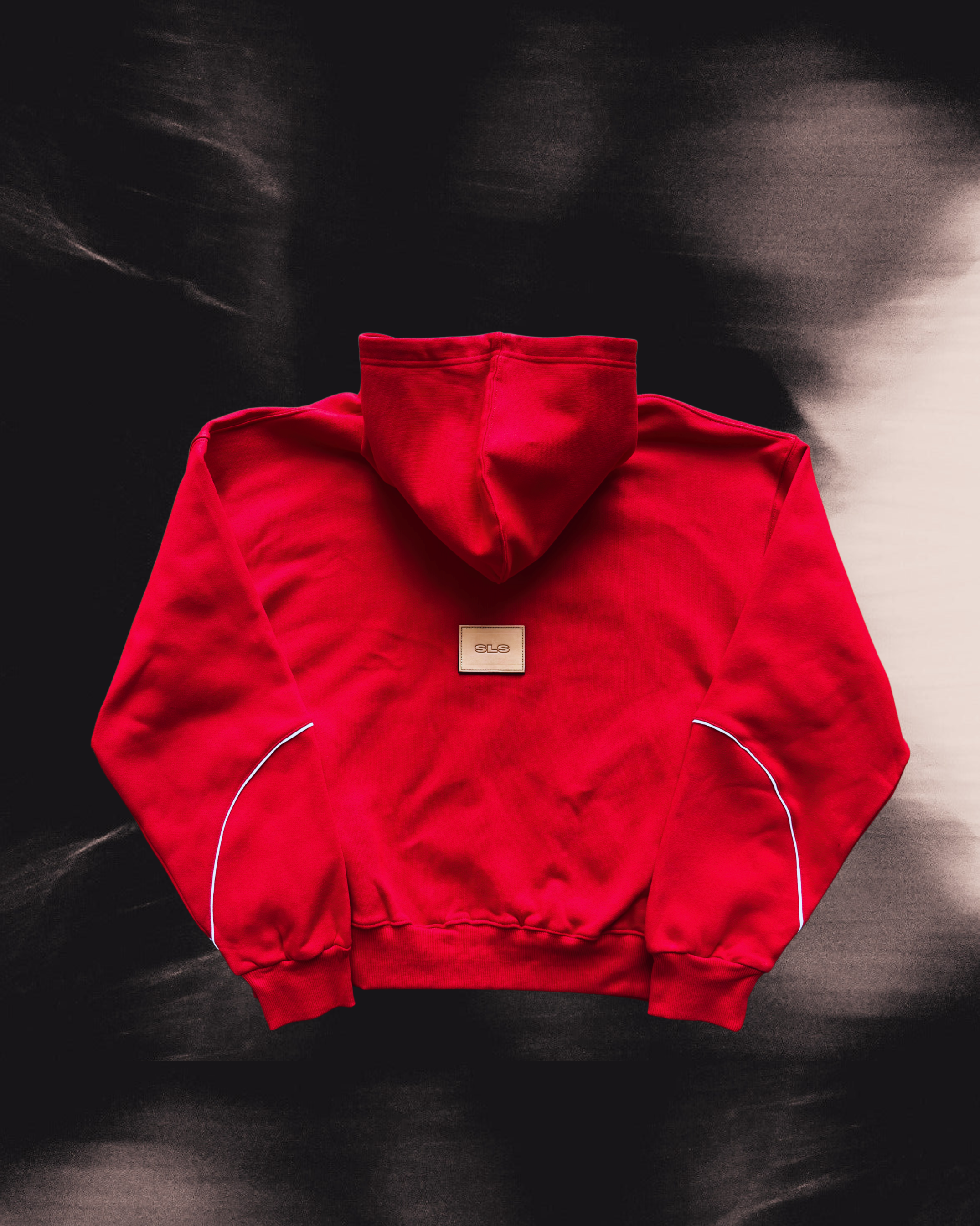 Italy Zip Hoodie Red