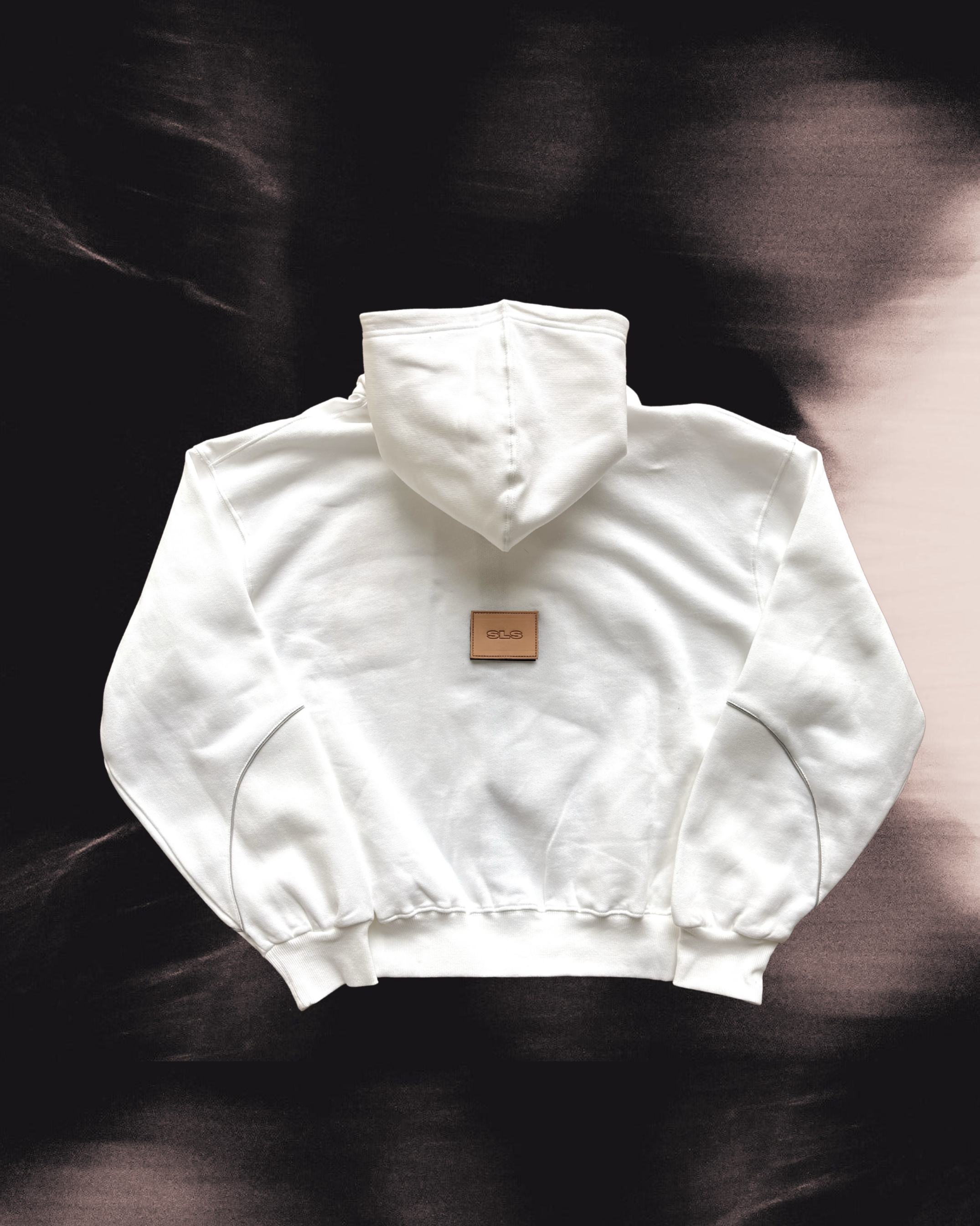 Italy Zip Hoodie White