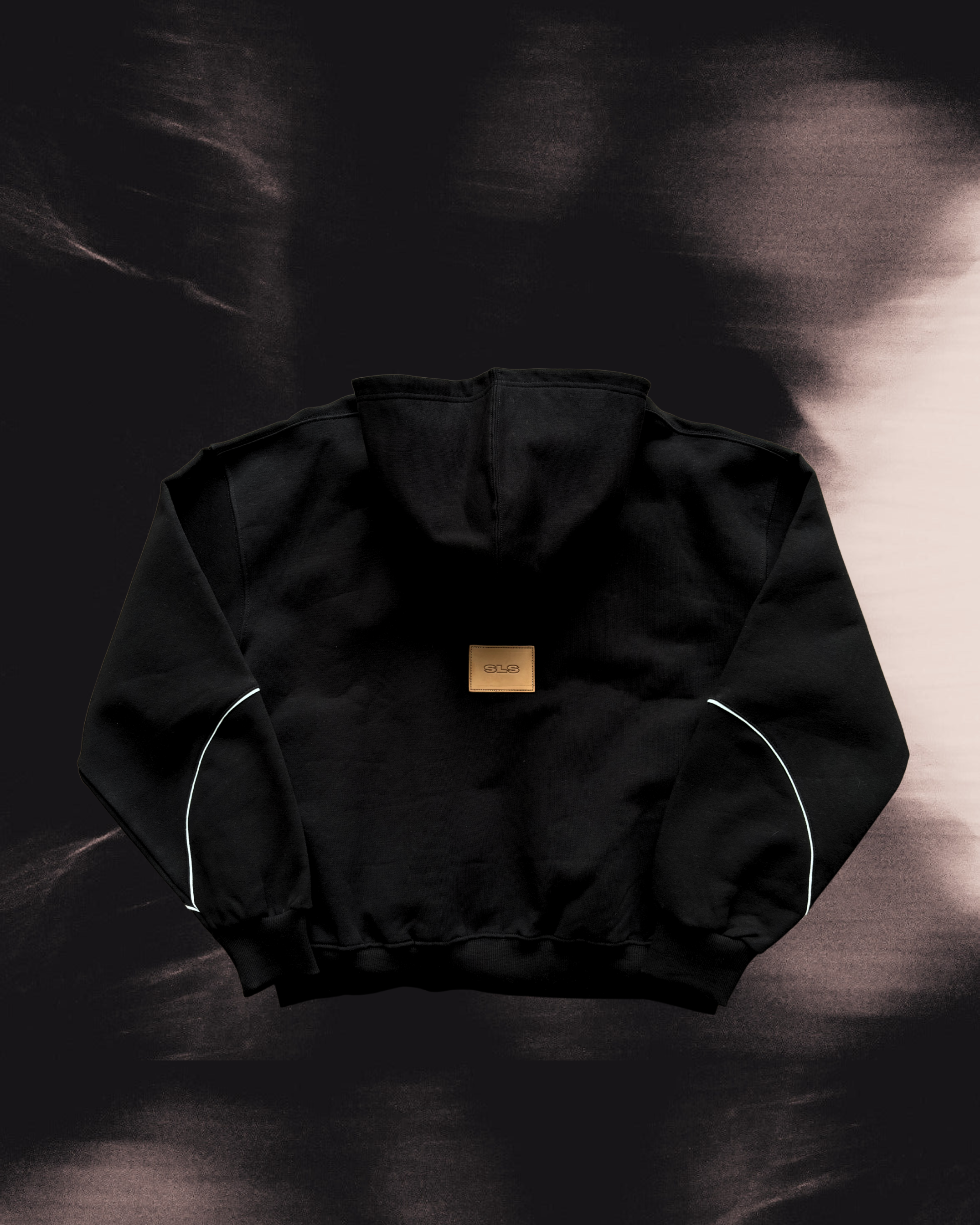 Italy Zip Hoodie Black