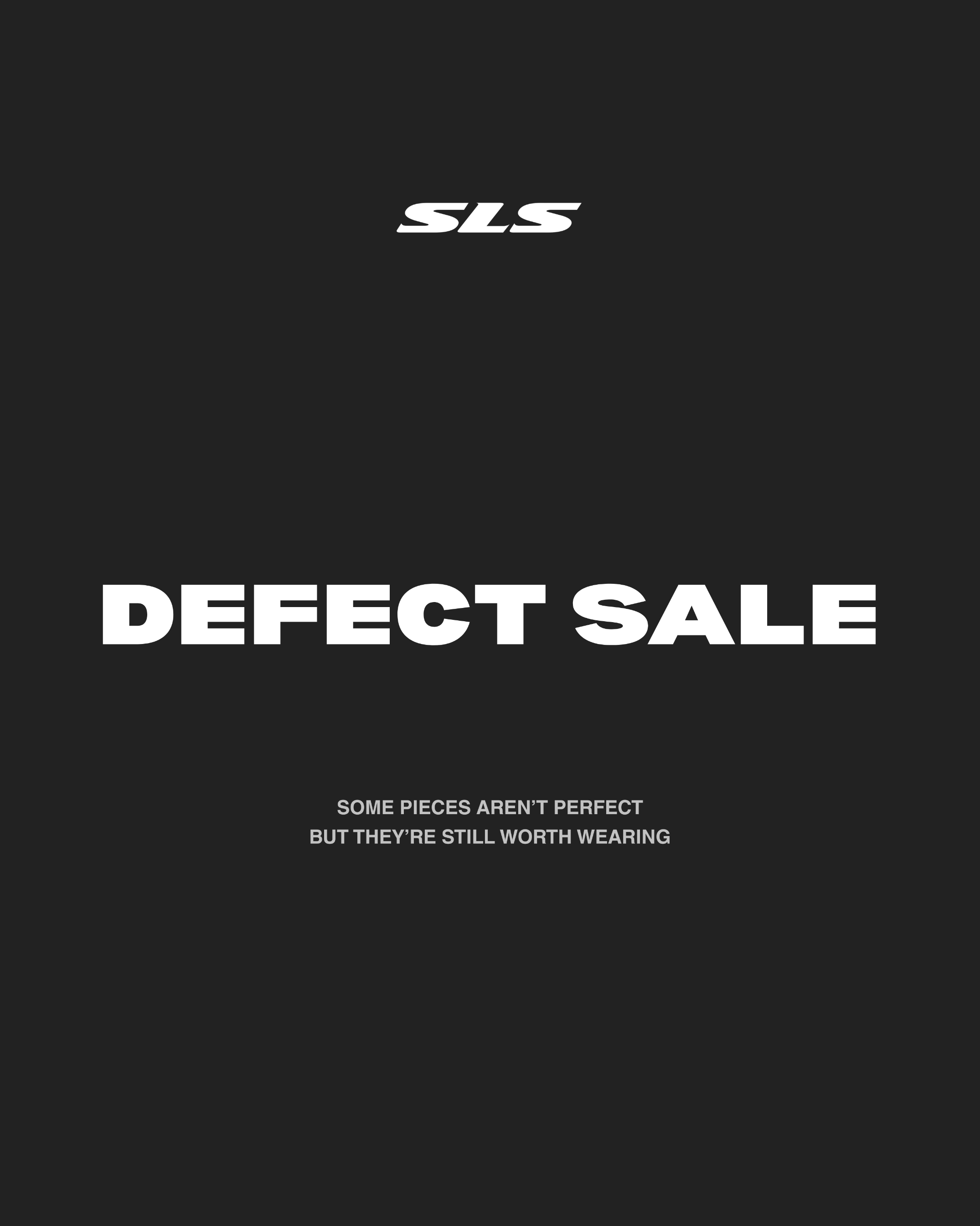 DEFECT SALE