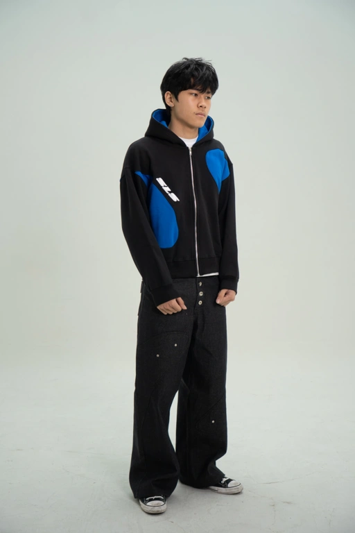 Sonata Zip Hoodie Royal Blue