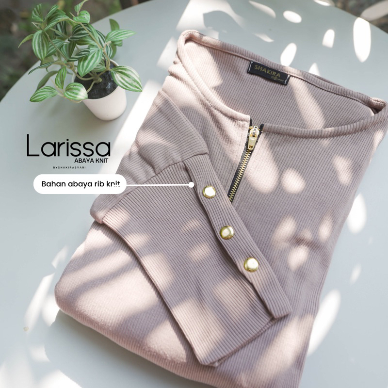 Shakirasyari - Larissa Abaya Knit Ori ( Abaya Umroh ) Ready