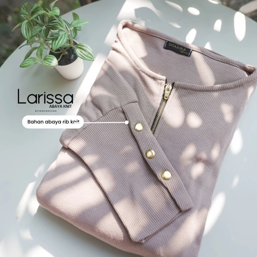 Image of Shakirasyari - Larissa Abaya Knit Ori ( Abaya Umroh ) Ready