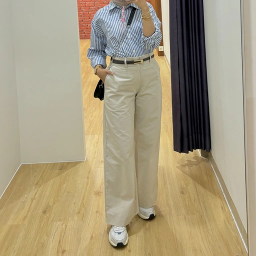 Image of STRAIGHT PANTS - Simple Tapi Keren Celana Lurus Panjang Wanita