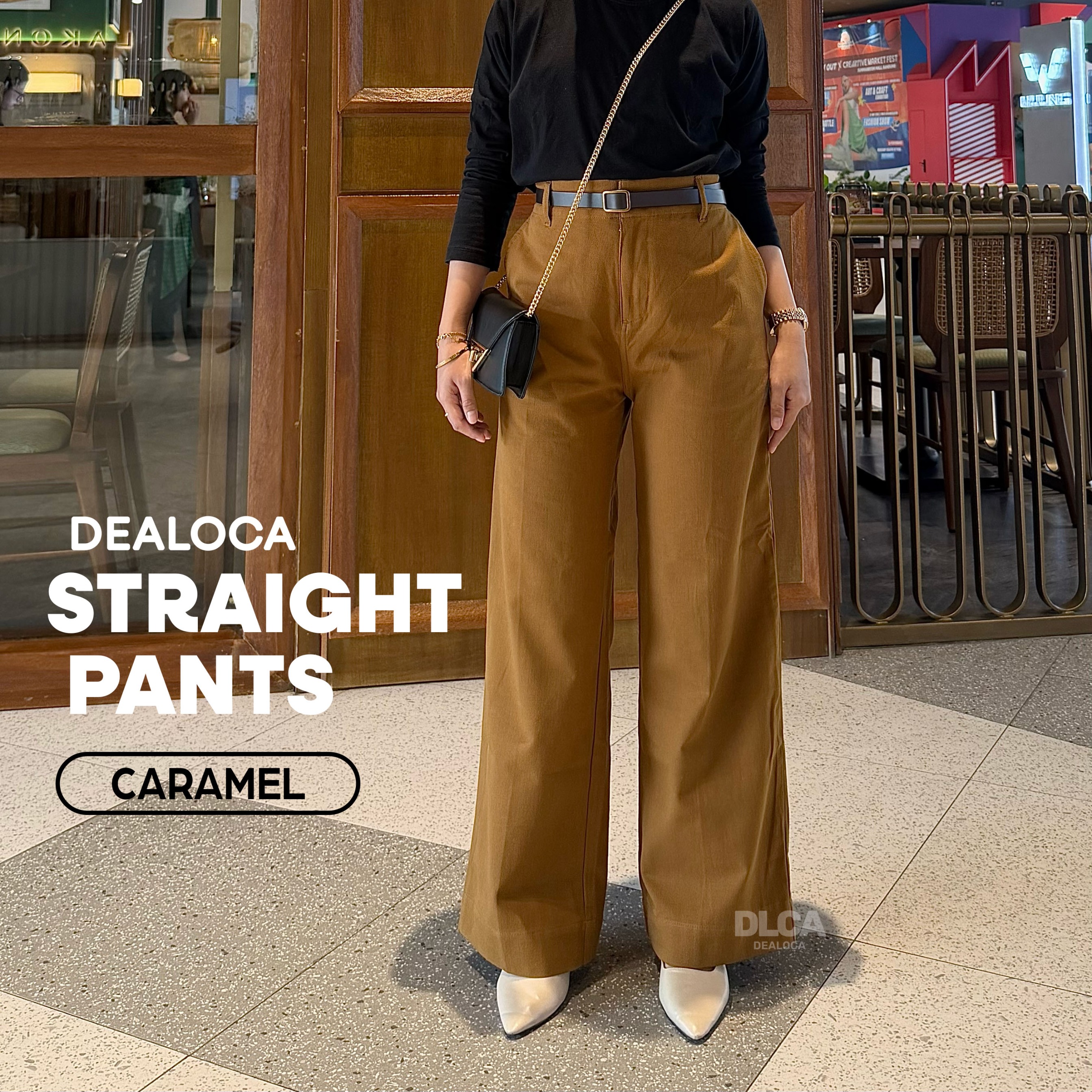 STRAIGHT PANTS - Simple Tapi Keren Celana Lurus Panjang Wanita