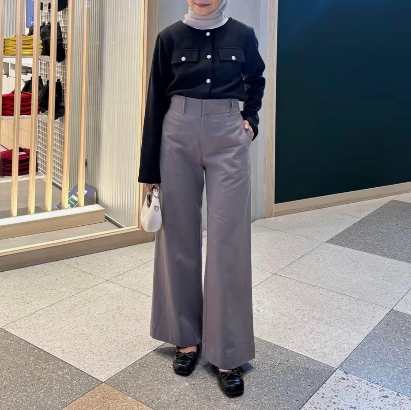 STRAIGHT PANTS - Simple Tapi Keren Celana Lurus Panjang Wanita