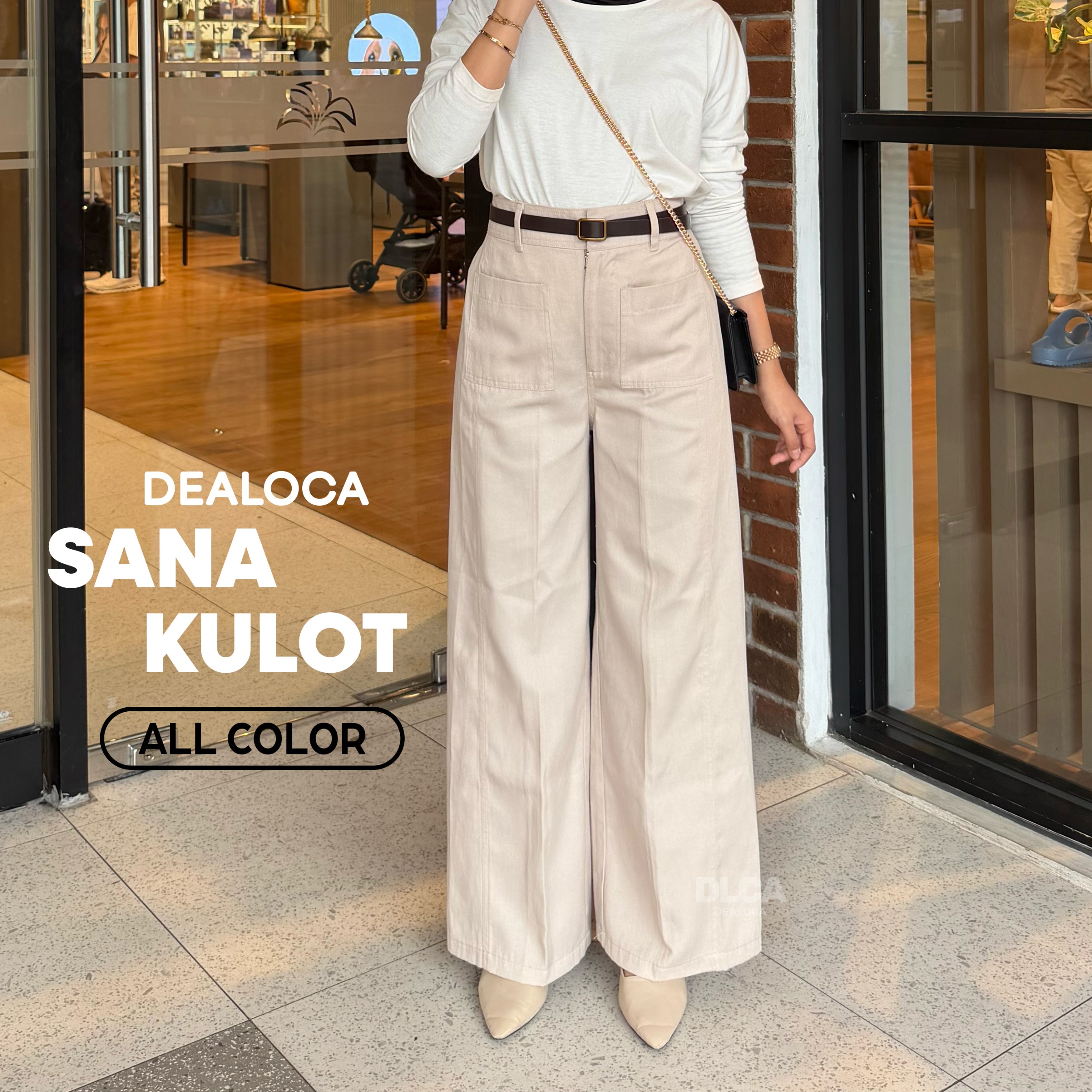 SANA KULOT - Celana Lebar Lurus Wanita