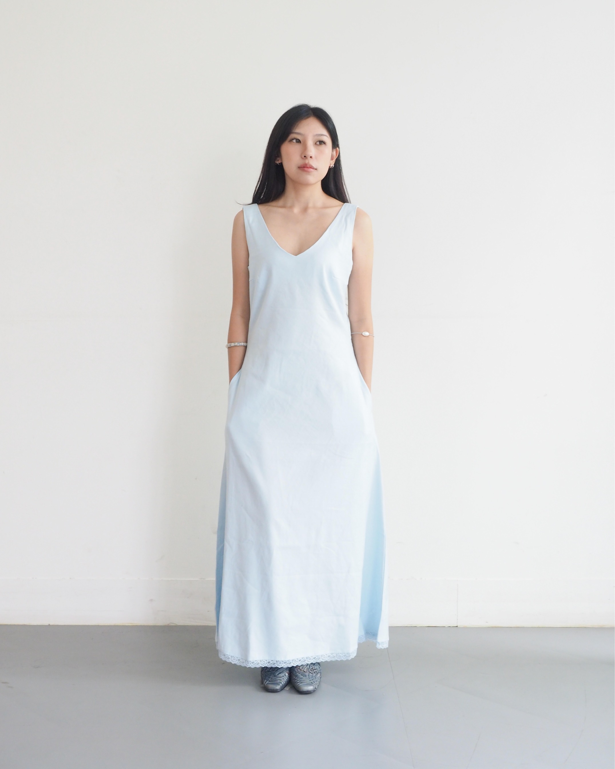 FRANCES DRESS - BLUE
