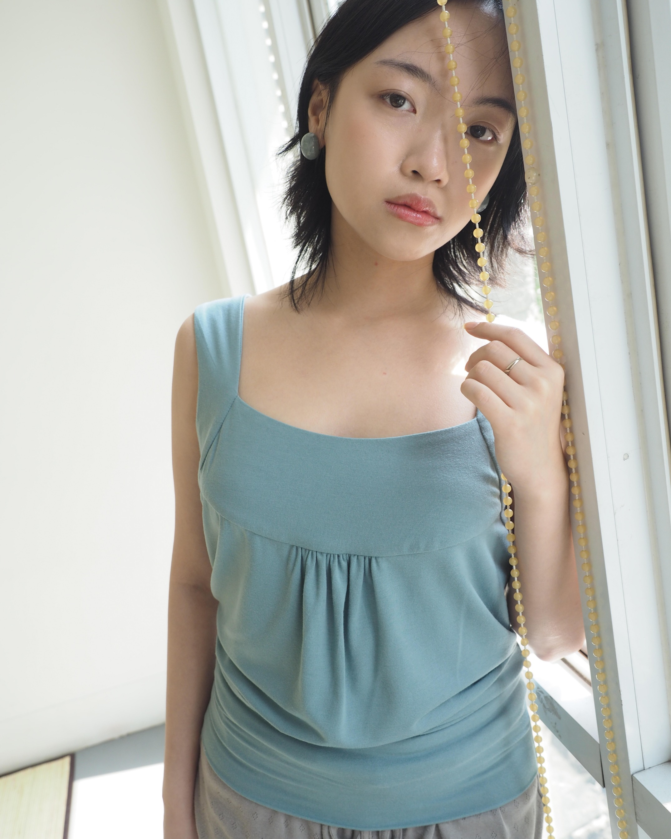 MIA TOP - SEAFOAM GREEN