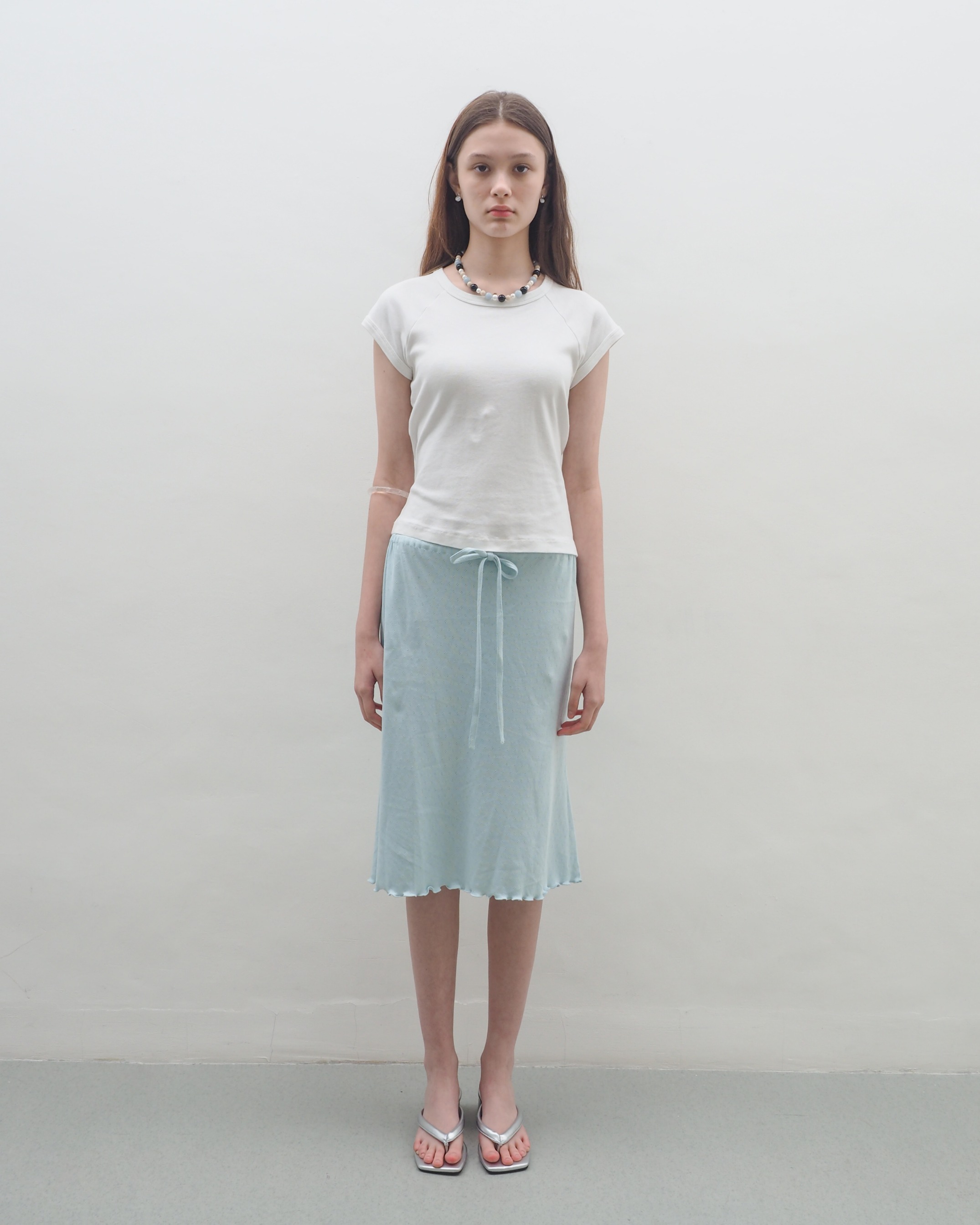 DRAWSTRING SKIRT - MINT