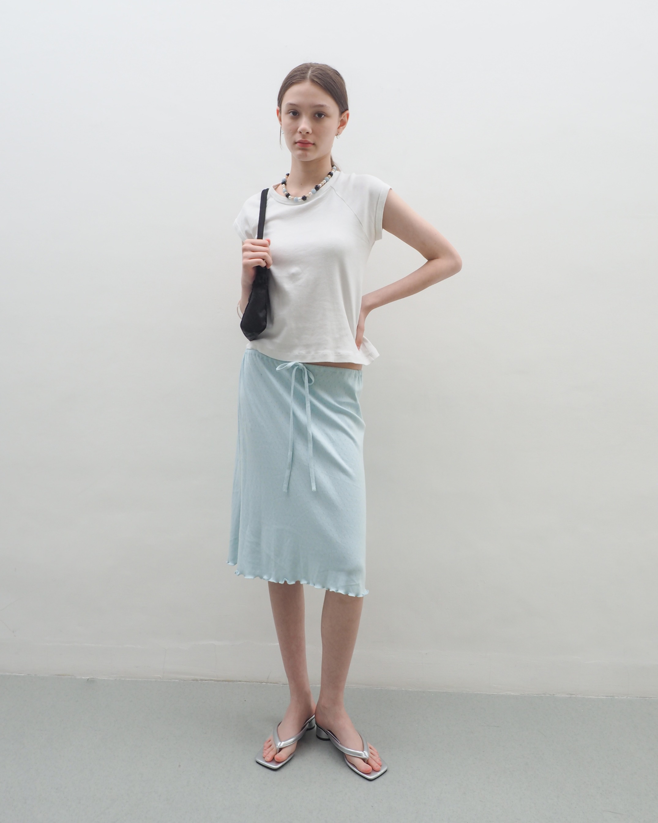 DRAWSTRING SKIRT - MINT