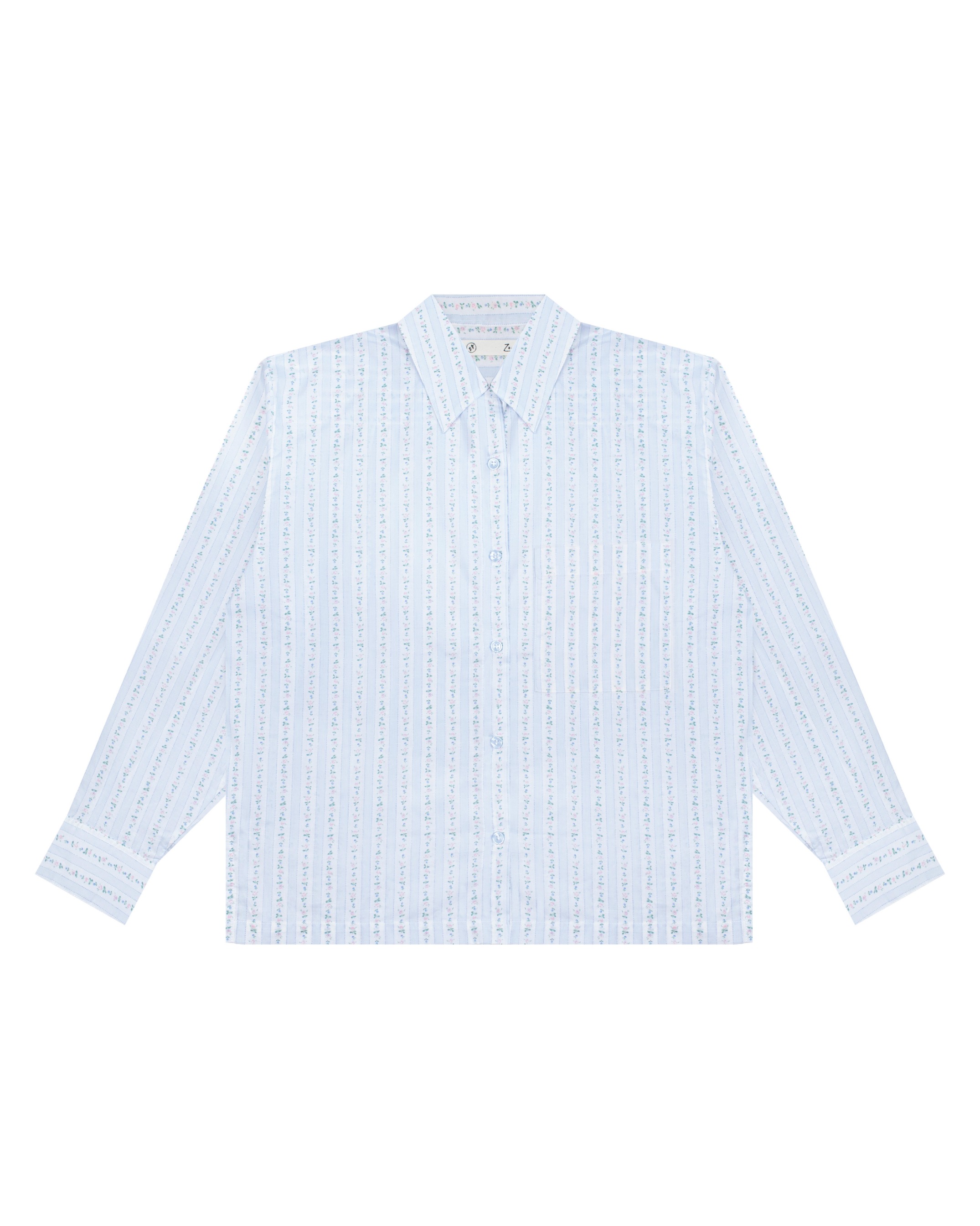 NAINAI SHIRT - BLUE FLORAL