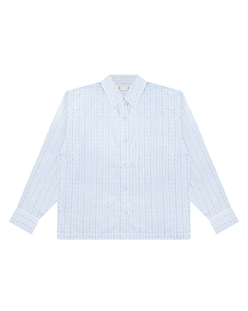 NAINAI SHIRT - BLUE FLORAL