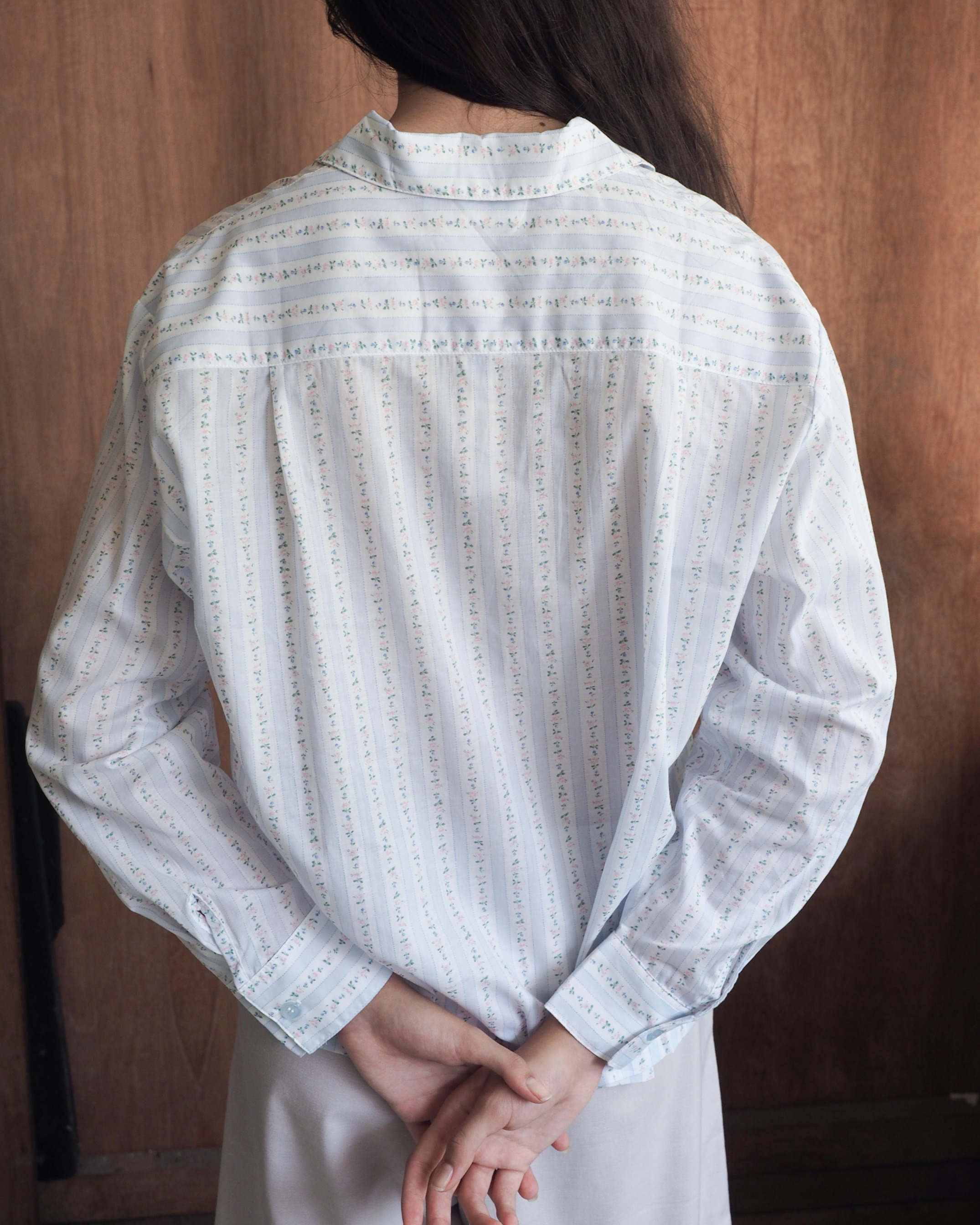 NAINAI SHIRT - BLUE FLORAL