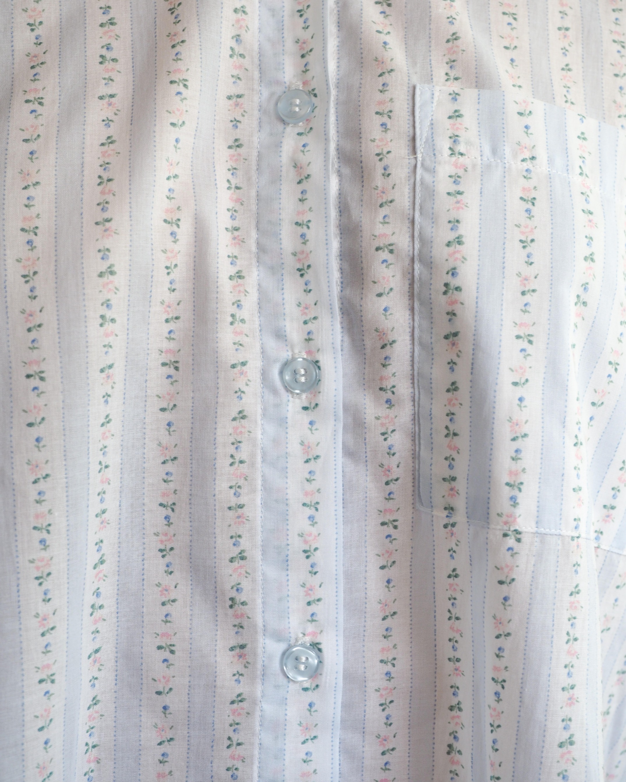 NAINAI SHIRT - BLUE FLORAL