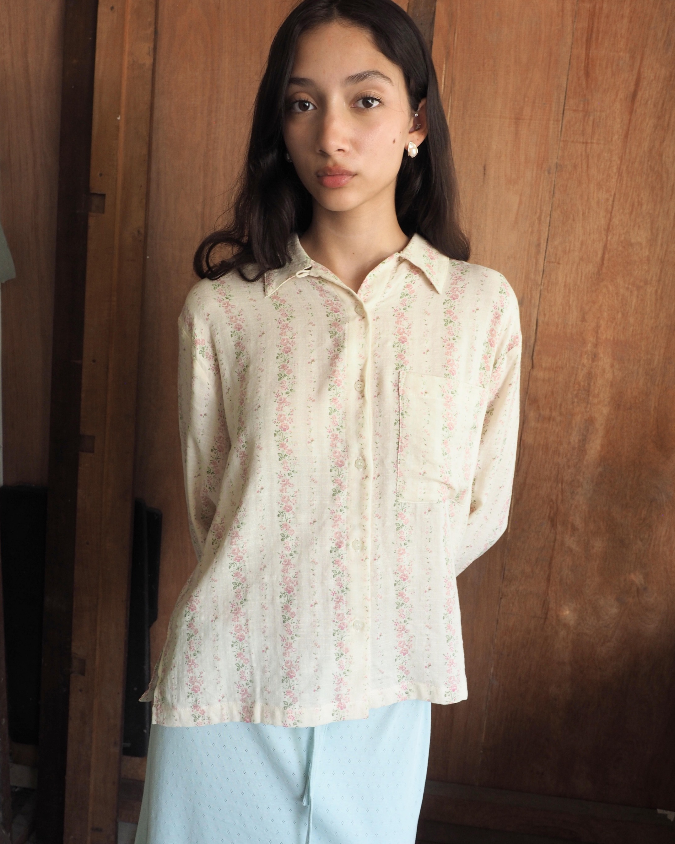 NAINAI SHIRT - PINK FLORAL