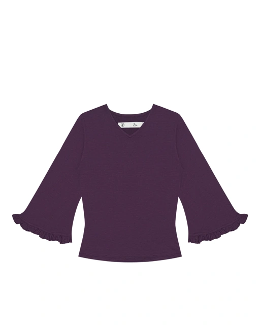 SELINA TOP - PLUM