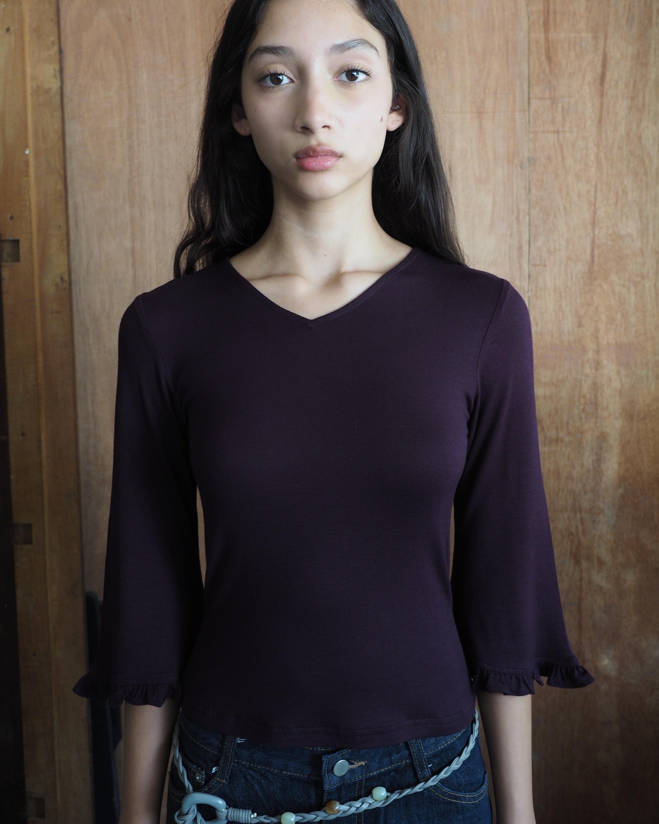 SELINA TOP - PLUM