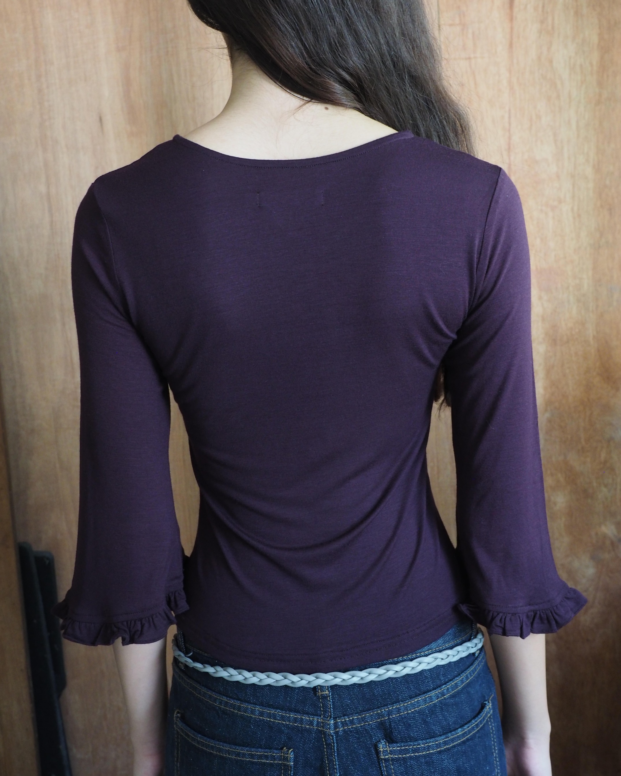 SELINA TOP - PLUM