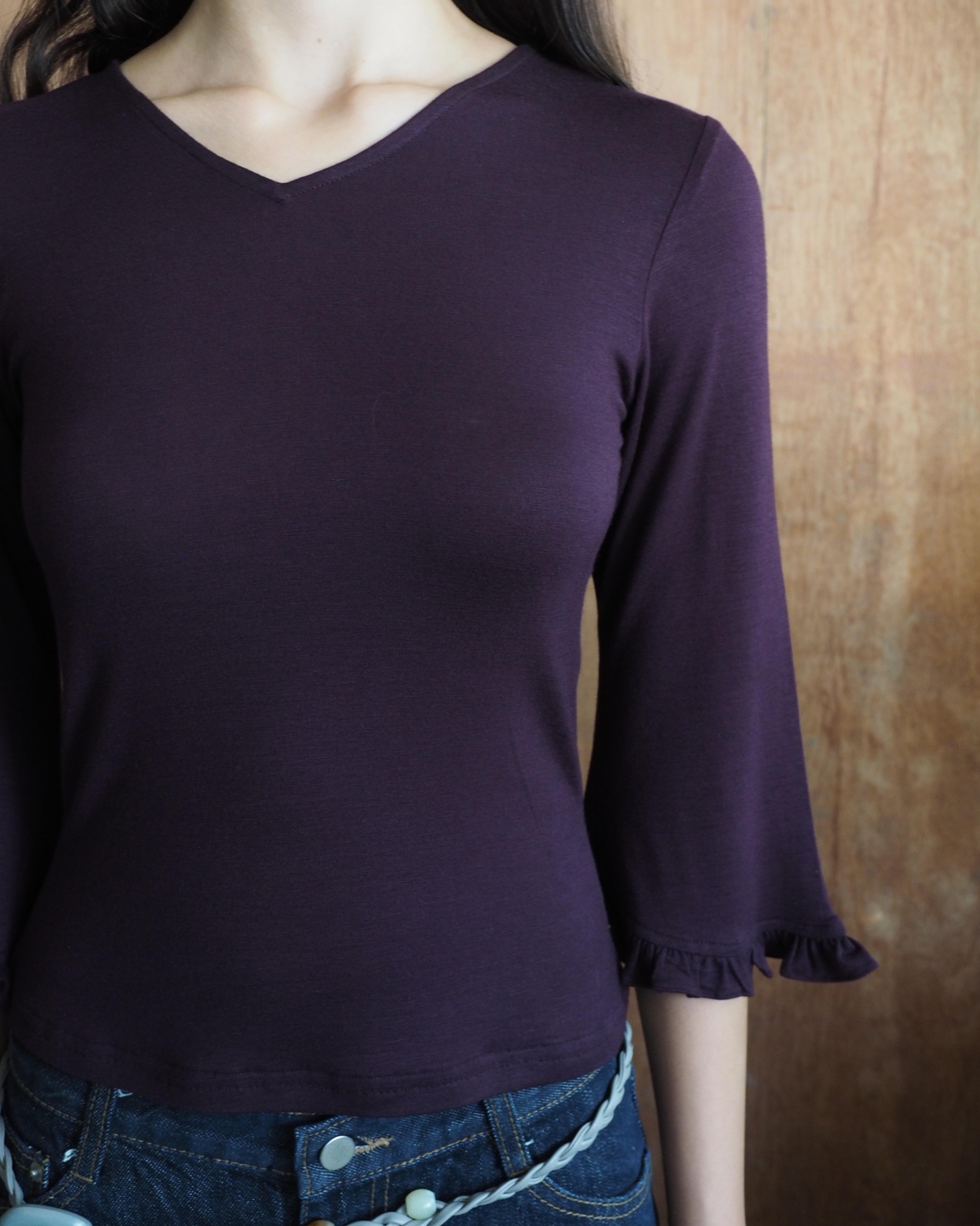 SELINA TOP - PLUM