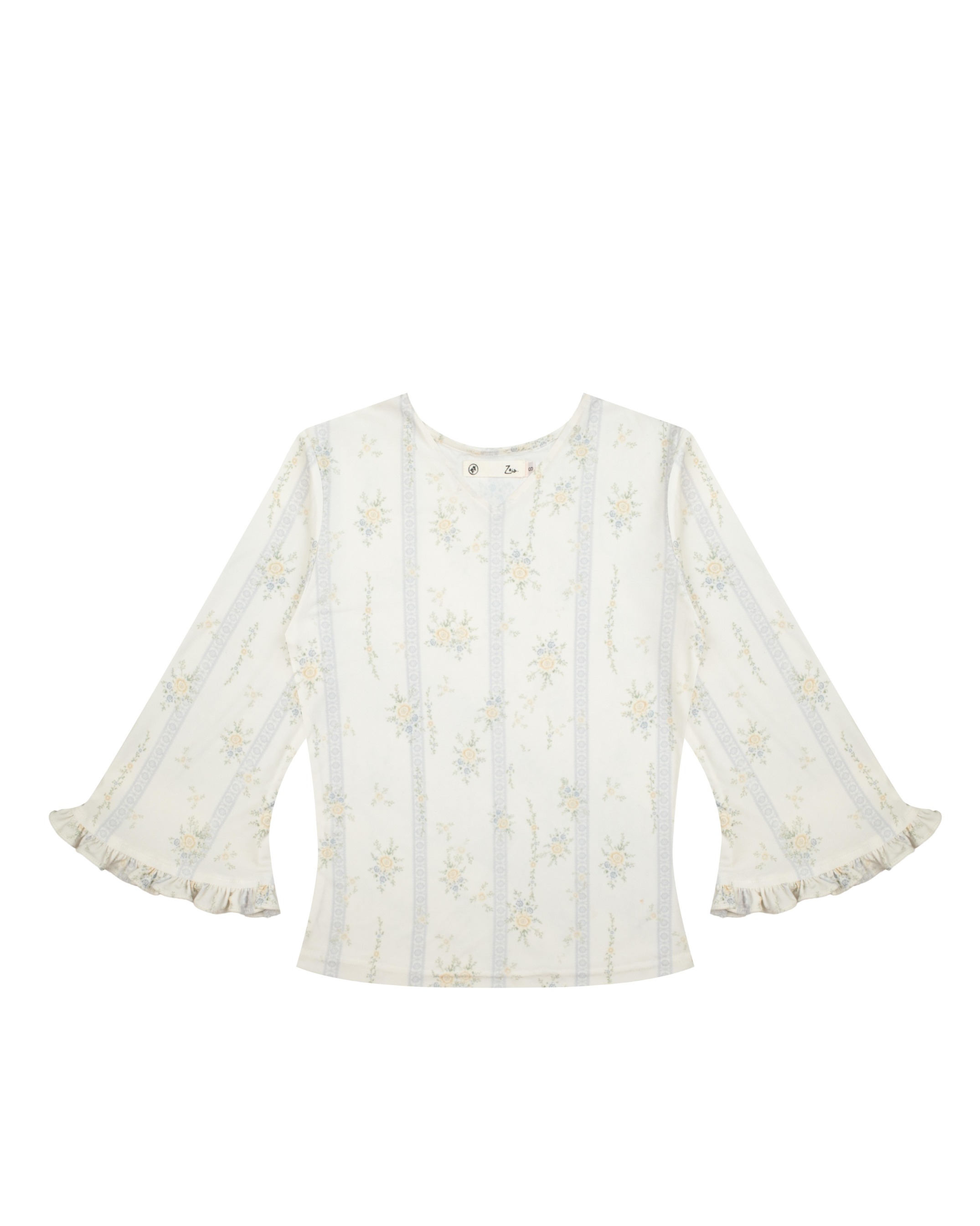 SELINA TOP - CREAM FLORAL