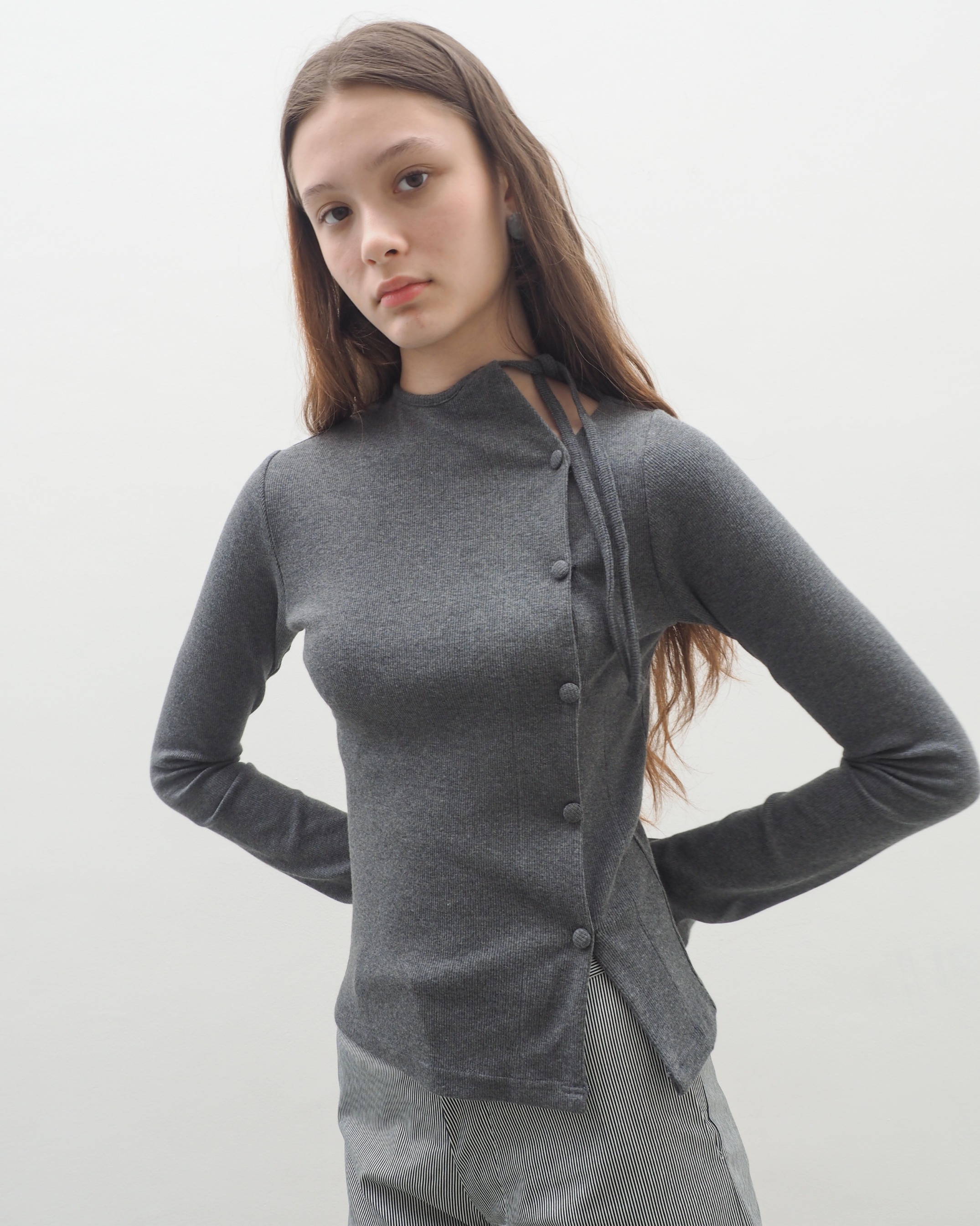 CARMEN CARDIGAN - GREY